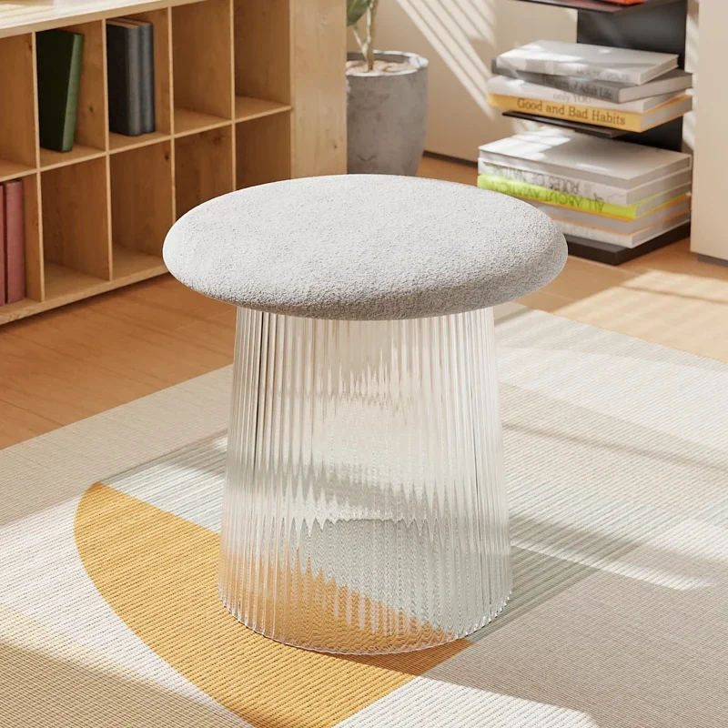 

Round Stools Dining Room Chair Space Saving Restaurant Single Person Stools Multifunction Aesthetic Sgabello Design Furniture
