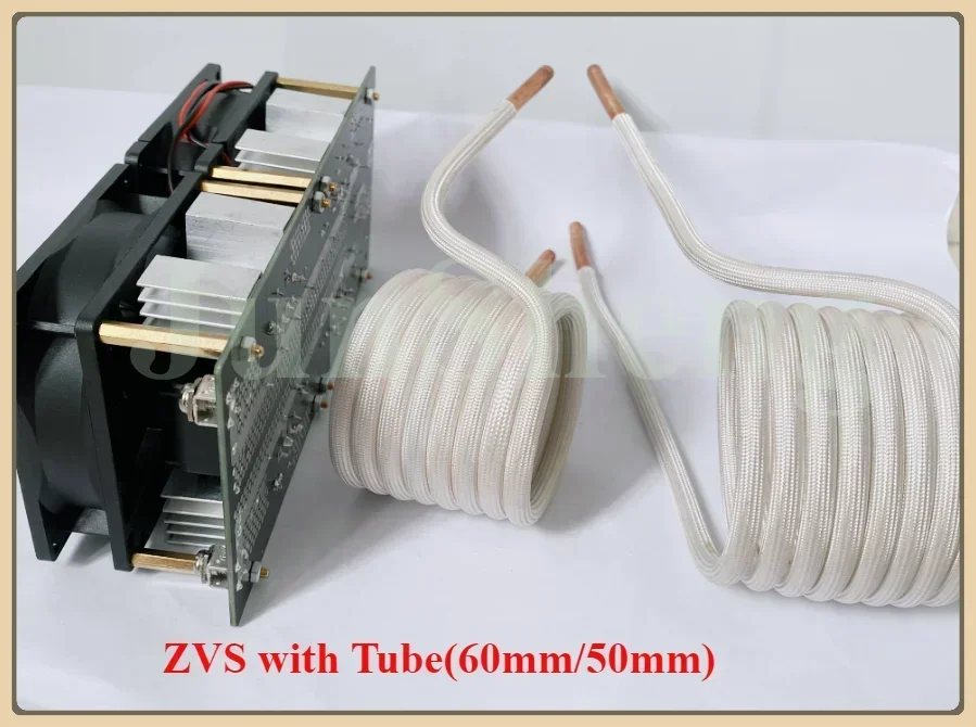 Imagem -05 - Zvs Baixa Tensão Indução Aquecimento Board Módulo de Alimentação Flyback Aquecedor Driver Tesla Bobina Aquecedores dc 24v48v 2000w 50a