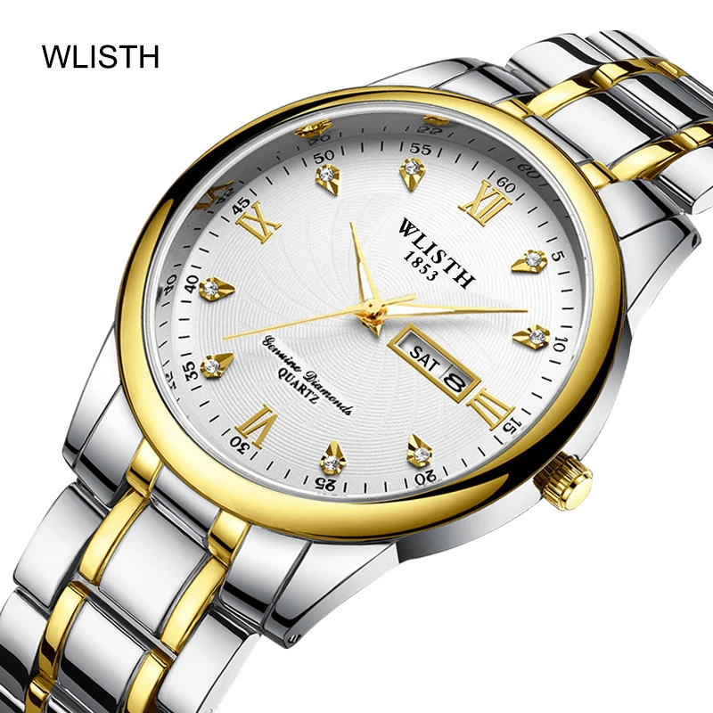 Couple Watches Luxury Brand Waterproof Luminous Quartz Watch Stainless Steel Sport Watches Couple Watch Sport Watches for Man
