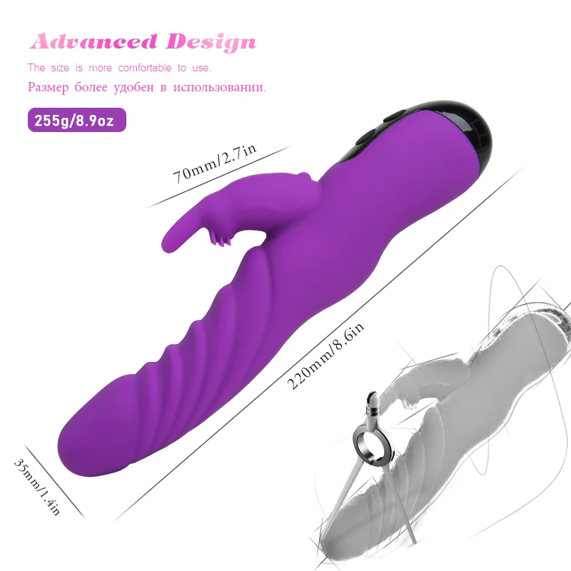 7 Speeds Rabbit Dildo Vibrator G Spot Stimulator Clitoral Massager Vibration Female Vaginal Masturbator Sex products For Couples