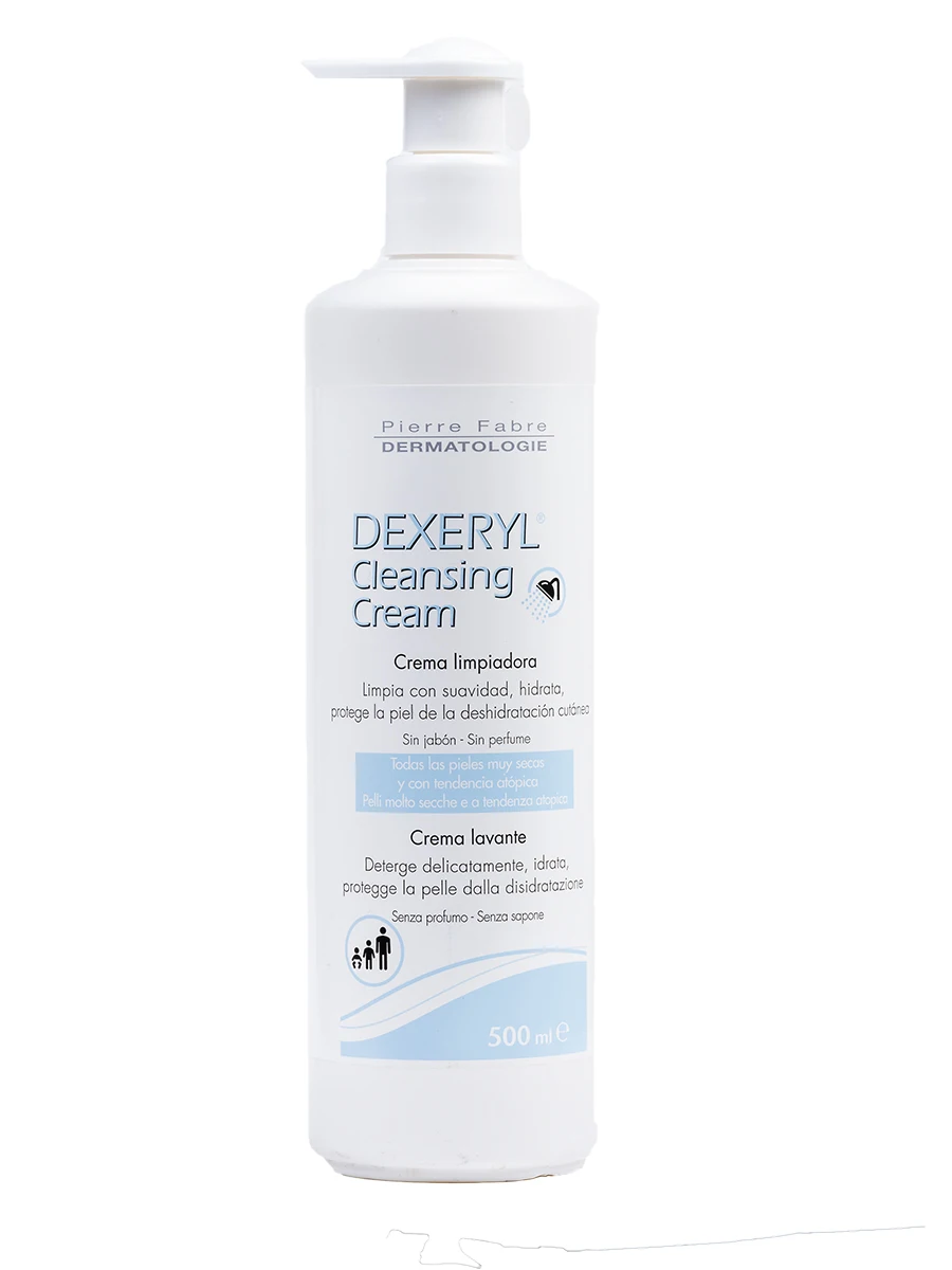 Ducray dexeryl crema limpiadora 500 ml - Limpia con suavidad e hidrata.