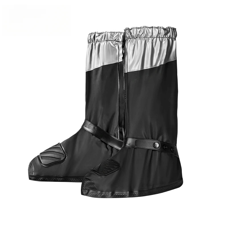 

Motorcycle Shoe Covers Thickened Anti-Slip Wear-Resistant Rain Boots Outdoor Riding Adult Rainy Day Waterproof High Tube Rain Bo