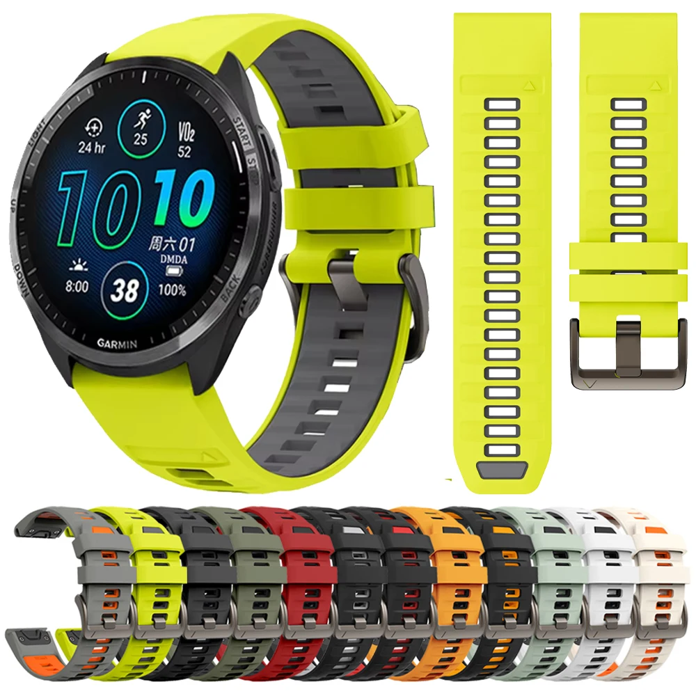 Für Garmin Forerunner 965 955 945 LTE Sportarmband Instinct 2 Approach S62 S60 Fenix E 8X7X3 HR Epix Pro Enduro 3 Armband