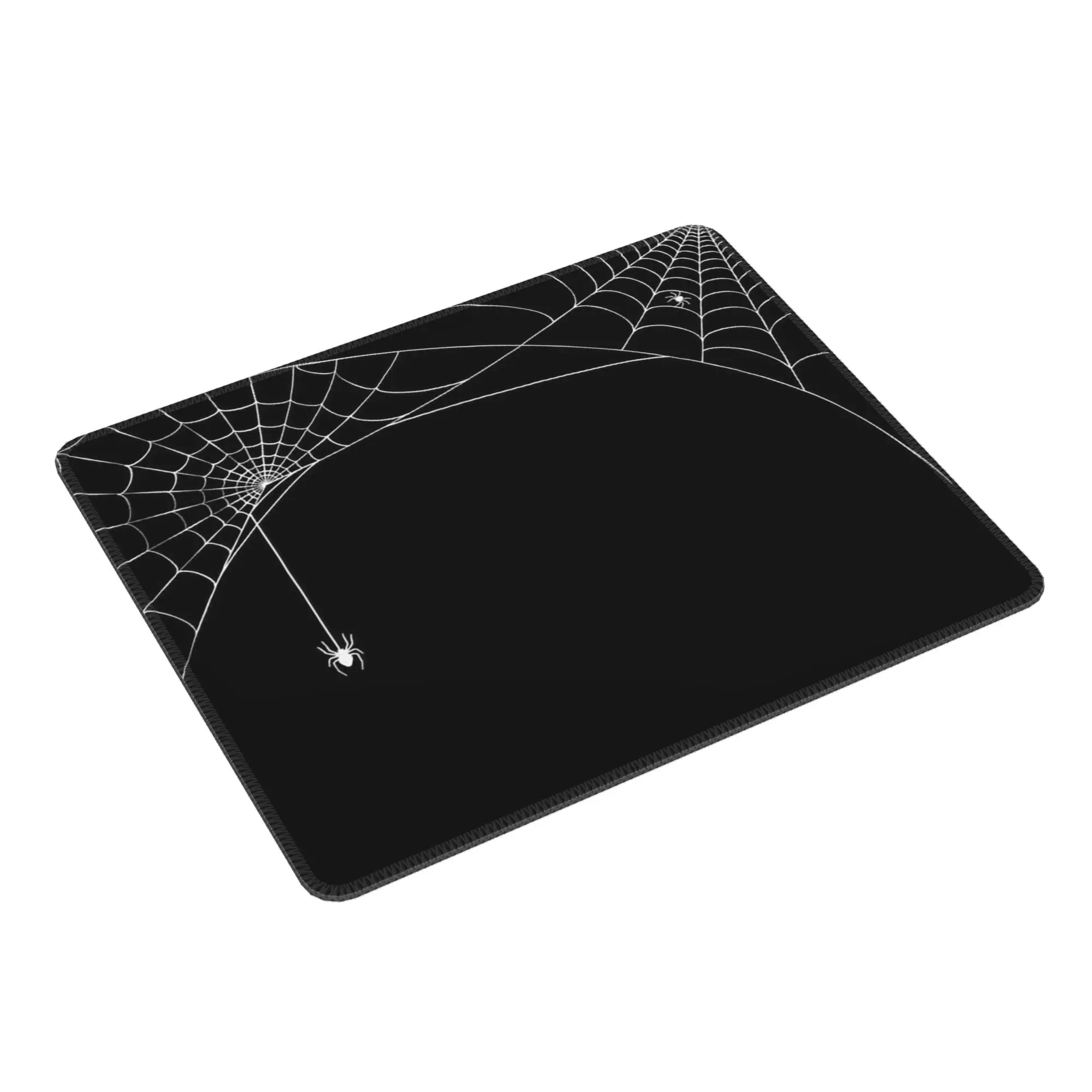Black White Spider And Cobweb Mouse Pad Computer Keyboard Mouse Mat Gamer PC Laptop Desk Mat Office Accessories Table Mats