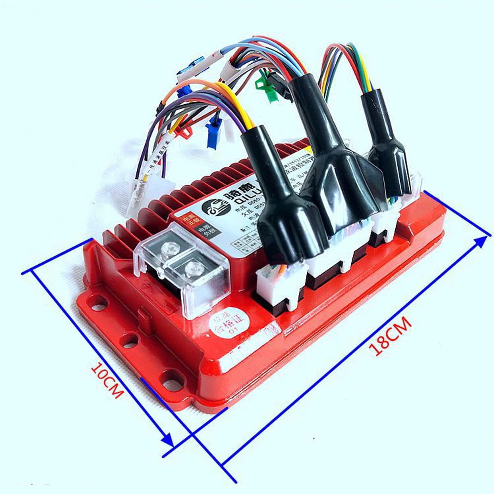 

Электрический велосипед, бесщеточный контроллер двигателя, 48 В/60 В/72 В, 800-1200 Вт/800-1500 Вт, синусоидальный контроллер двигателя электромобиля
