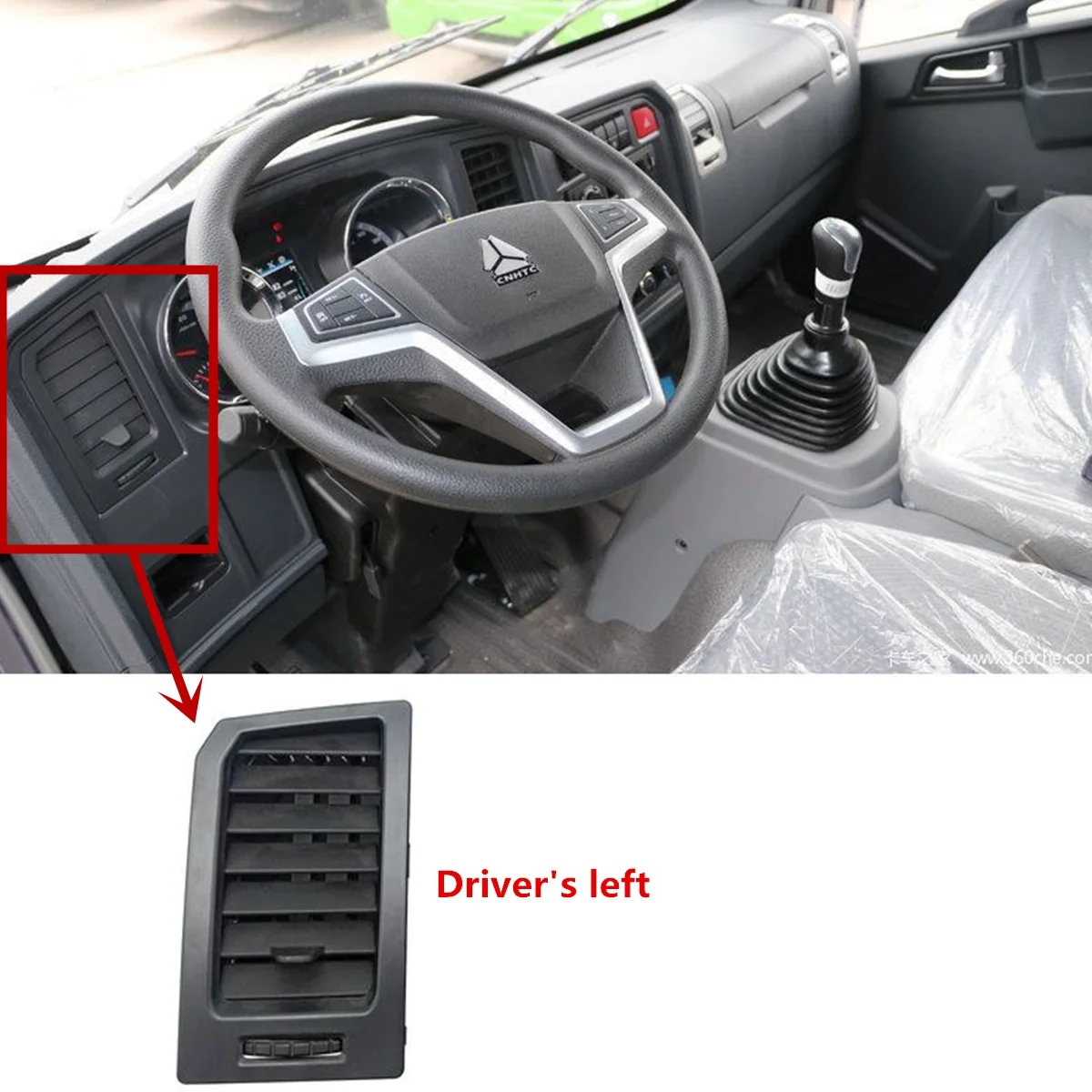 Air Conditioner Outlet For SIONTRUK HOWO Light Truck Original Parts New Instrument Panel Warm Air Blower