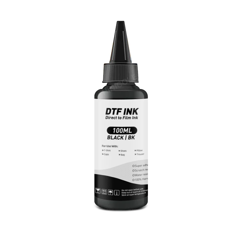 100ML 5 szt. Tusz do Epson folia termiczna atramentowego DTF L1800 R1390 DX5 DX7 5113 4720 I3200 1390 1430 P400 F2000 F2100 DTF drukarka