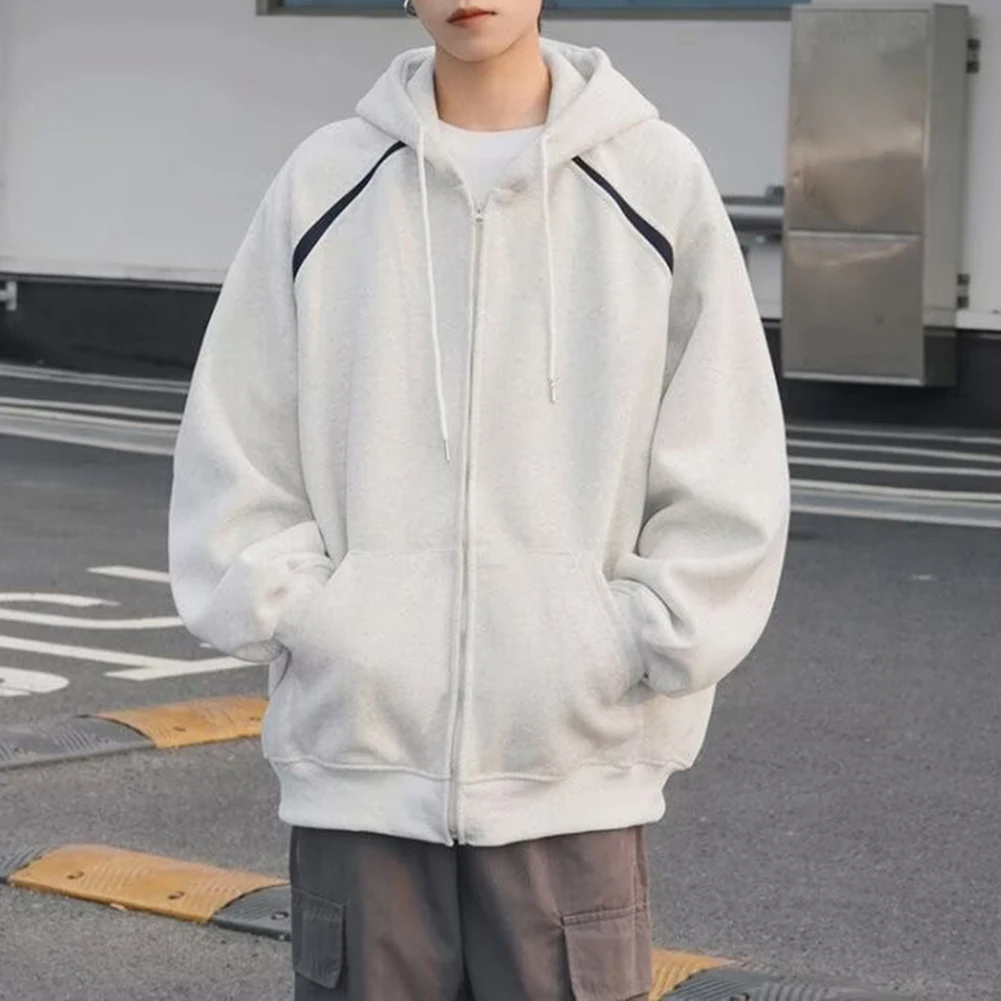 

Autumn Sportswear Trendy Cardigan Jacket Suitable For Spring Suitable For Winter Hooded Design Men Trendy Cardigan Jacket