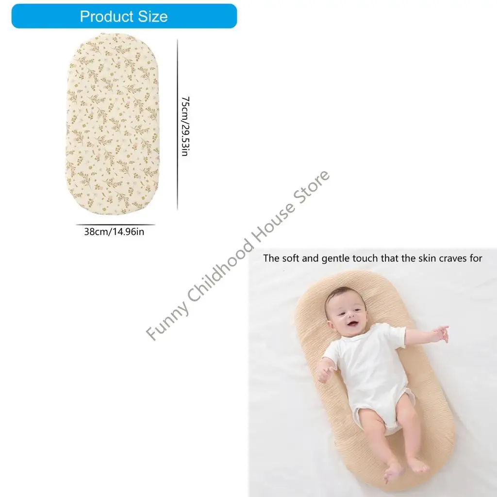 

D0LA 2PCS дышащие детские листы Bassinet Съемные съемные листы.