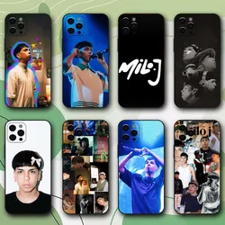 Singer M-Milo J Phone Case For iPhone 16,15,14,13,12,11,Pro,X,XS,Max,XR,Plus,Mini Soft Black Cover