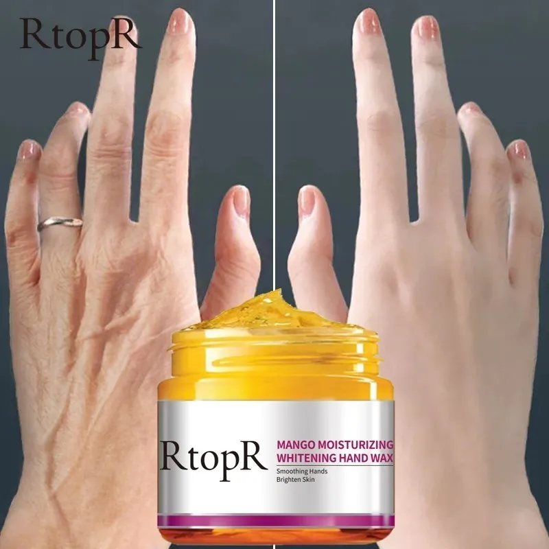 RtopR Mango For Hands Mask Hand Wax Nourish Moisturizing Repair Exfoliating Calluses Filming Anti-Aging Hand Skin Care