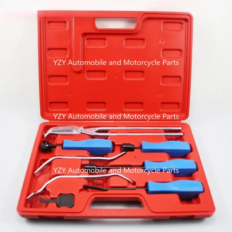 

8pcs Car Auto Drum Brake Adjusting Tool Set Spoon Wrench Adjuster Kit Brake Drum Tool Kit Easy To Store Ergonomic Handles