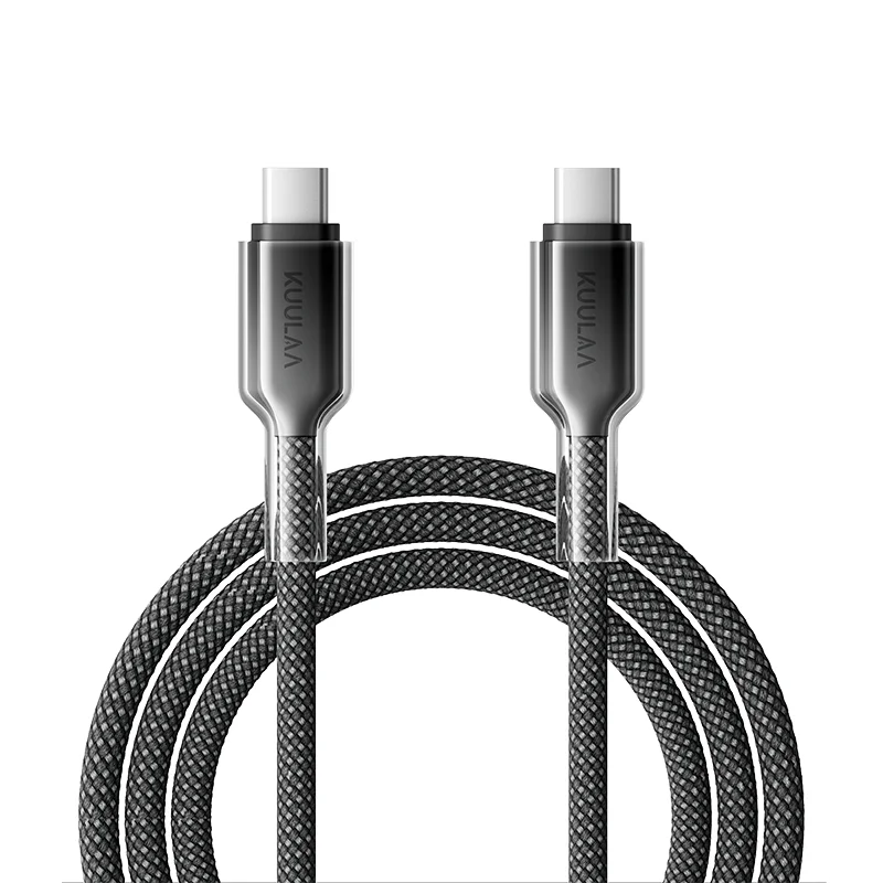 KUULAA USB-C-Kabel auf USB-Typ-C-Kabel PD 60 W Schnellladekabel USB C auf Typ-C-Kabel für iPhone 16 15 Samsung MacBook iPad Xiaomi