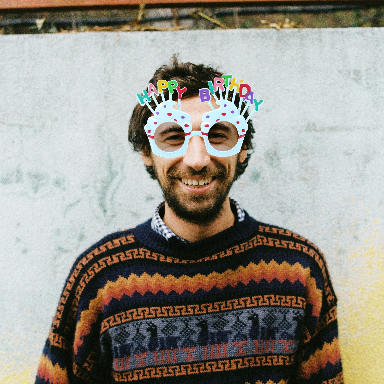 

2Pcs Birthday Glasses Premium Quality Lightweight Frames for Birthday Parties Fun Gatherings - Light Green Party Glasses