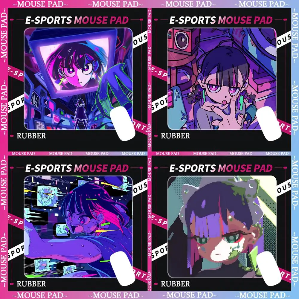 Z-Zutomayo D-DarkenS ART Mouse Pad Rubber Small mouse pad CSGOs desktop computer office keyboard e-sports ROGs game