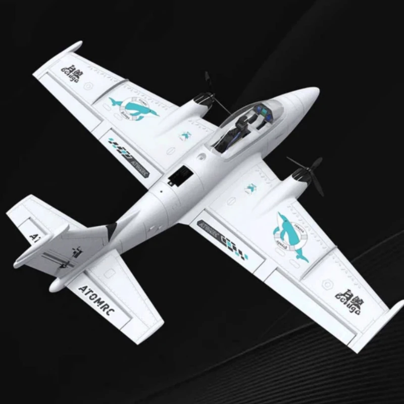 

Atomrc Beluga V1.1 Fixed-Wing Fpv Racing Aircraft 127cm Twin-Engine Rc Model With Head Tracking Remote Control Ideal Toy