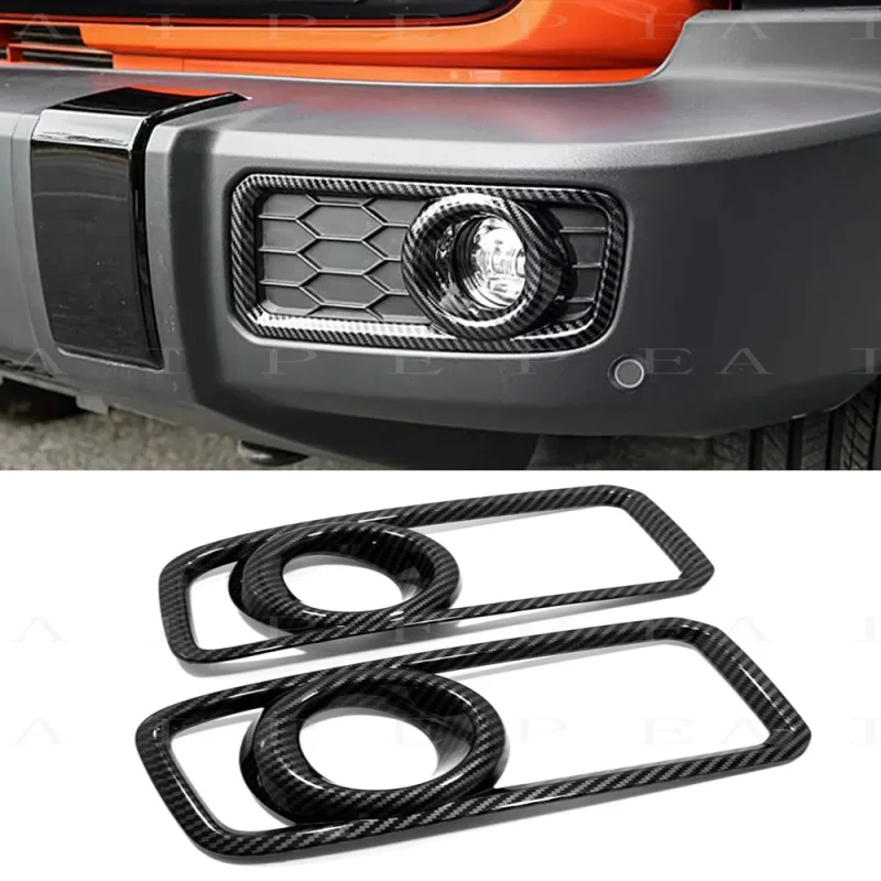 For GWM Tank 300 2022 2023 Car Styling Exterior Accessories Carbon Decor By Handle Rearview Mirror Car Light Frame Cover Trim