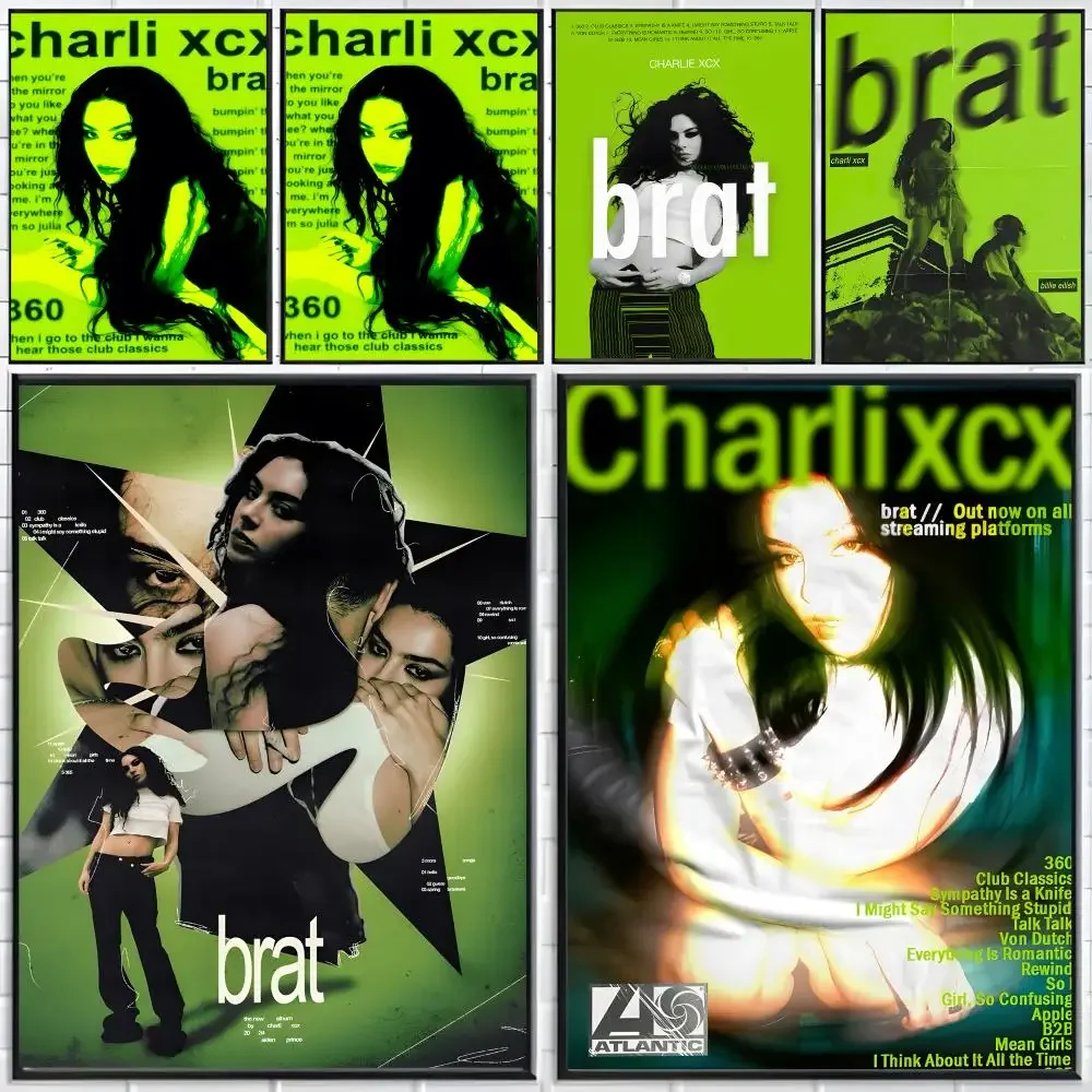 XCX Singer Pop Charli XCX Poster Distinct Home Decor Concepts Chic Indoor Art Pieces