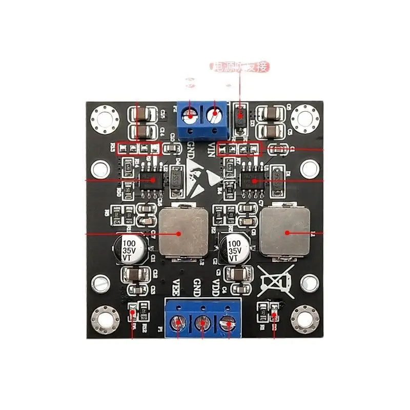 

Texas Instruments TPS54360 Модуль двойного выходного напряжения Инверсия положительного и отрицательного напряжения Источник питания Операционный усилитель