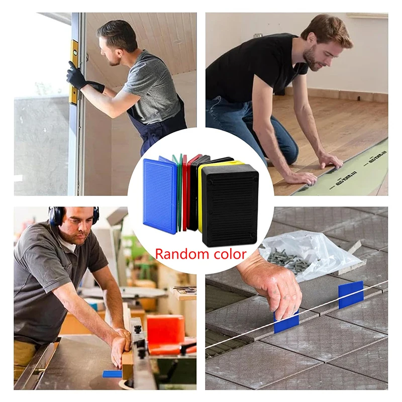 Plastic Tile Spacers,PP Material 4 Sizes Cross Spacers For Wall And Floor Tile Installation - Leveling Spacers Wedges Kit