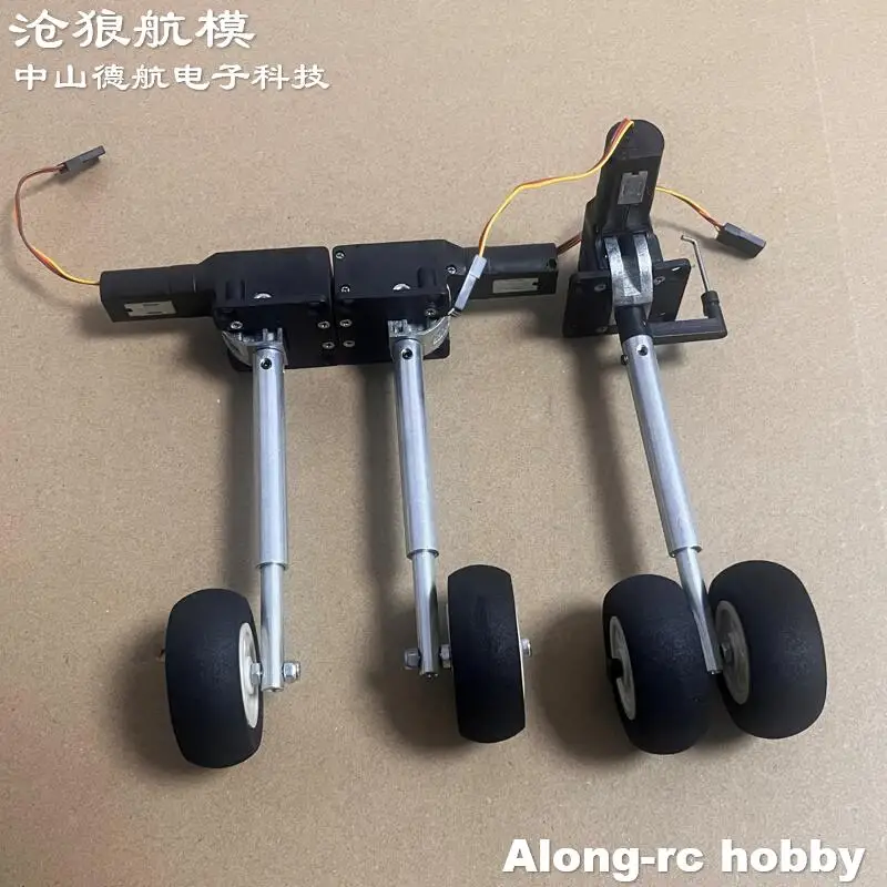 Height 120mm EVA Wheels Retractable Landing Gear Models Parts for 2-3.5kg RC Hobby Plane Airplane Aircraft DIY Plane Fighter