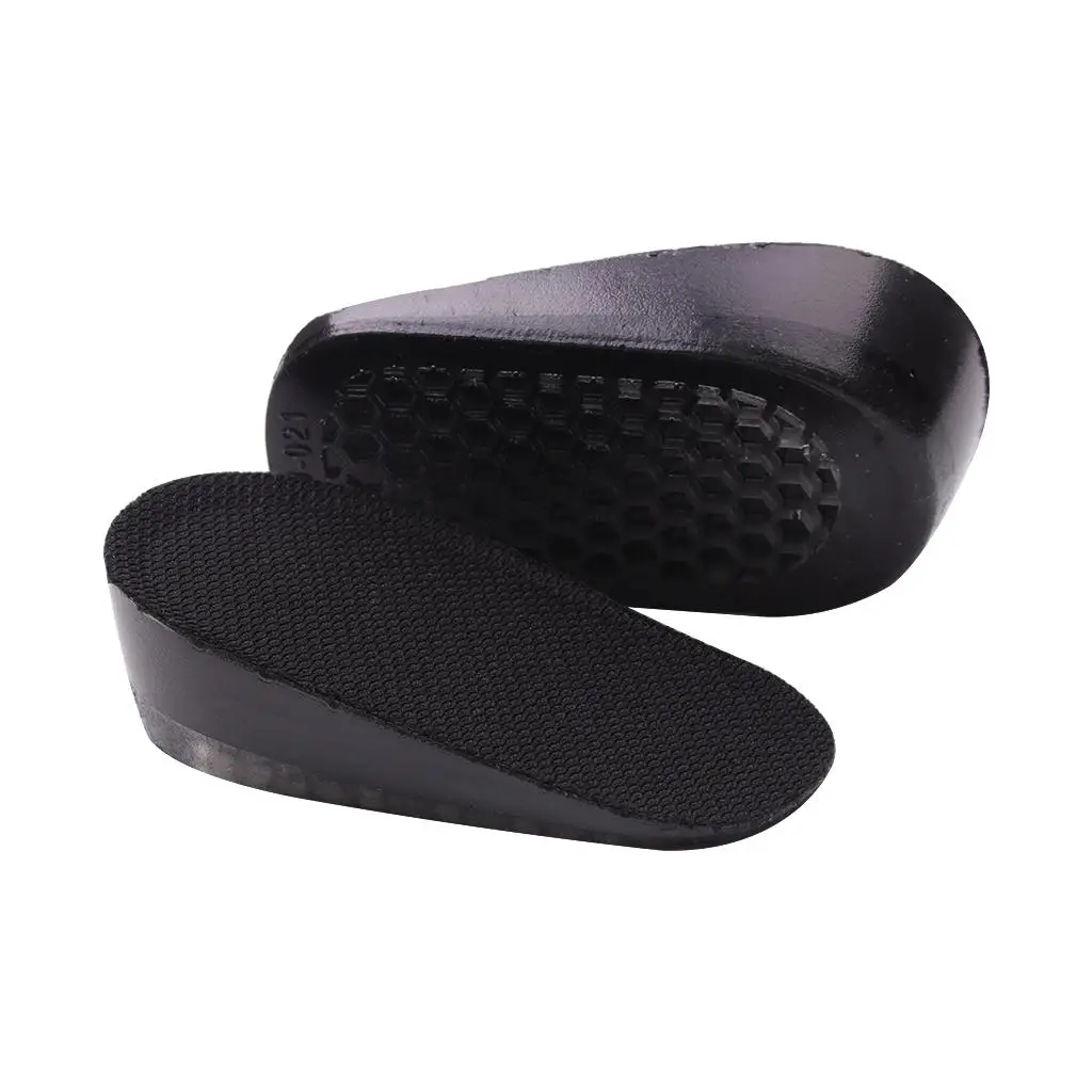 Height Increase Insole Soft Silicone Elevator Shoe Insert Pads Anti Slip for Work Shoes Sneakers Running