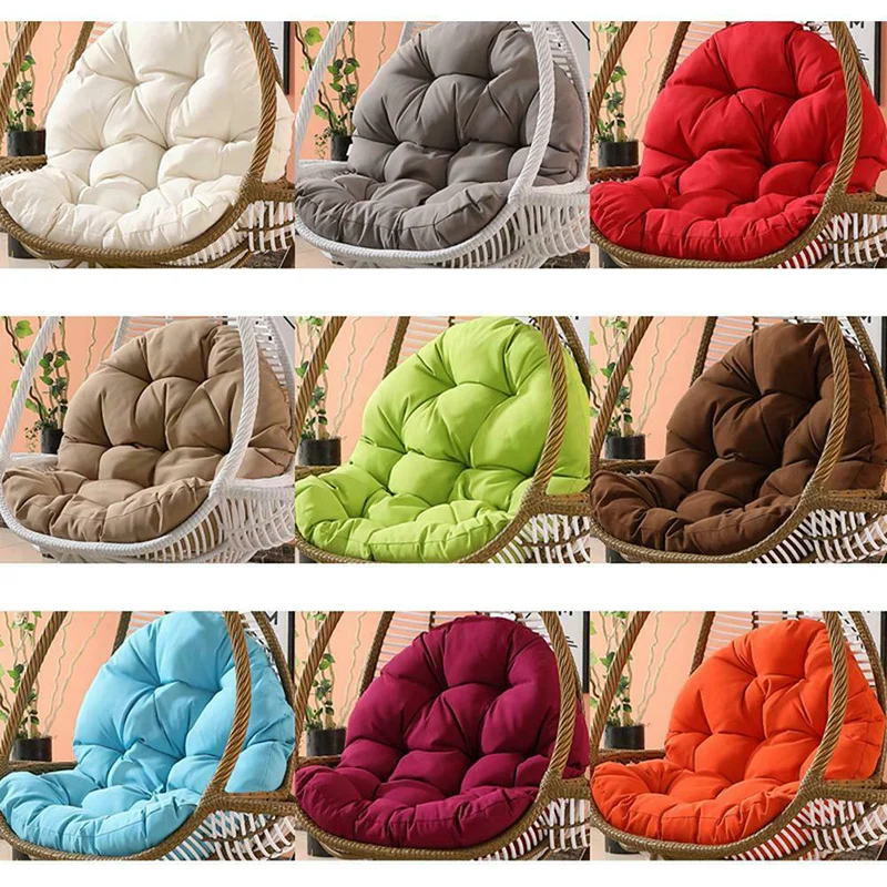 Swing Hanging Basket Chair Cushion Egg Chair Swing Hammock Cushion Balcony Office Garden Rocking Chair Rattan Chairs Cushions