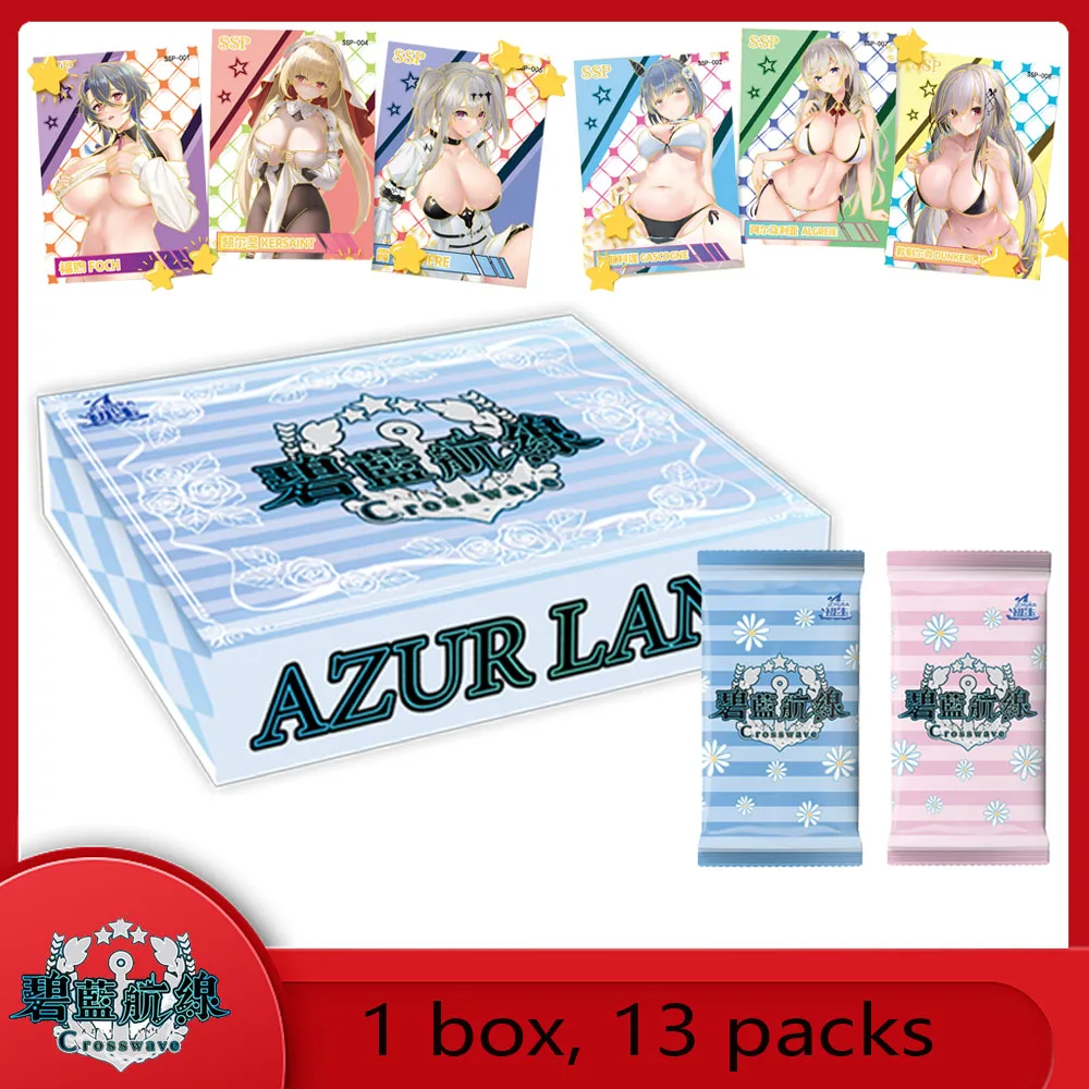 

Azur Lane Collection Cards Games Anime Peripherals Characters Girls Party Swimsuit Bikini Feast Booster Box Doujin Toys And Gift