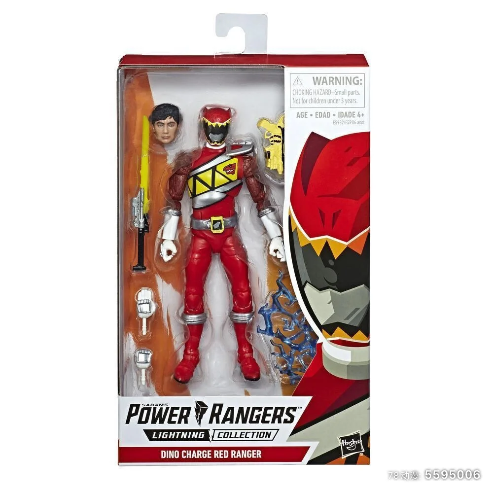 

Hasbro Power Rangers Lightning Collection Dino Charge Red Ranger 2018 6 Inch Action Figure Toy Gift In Stock ﻿