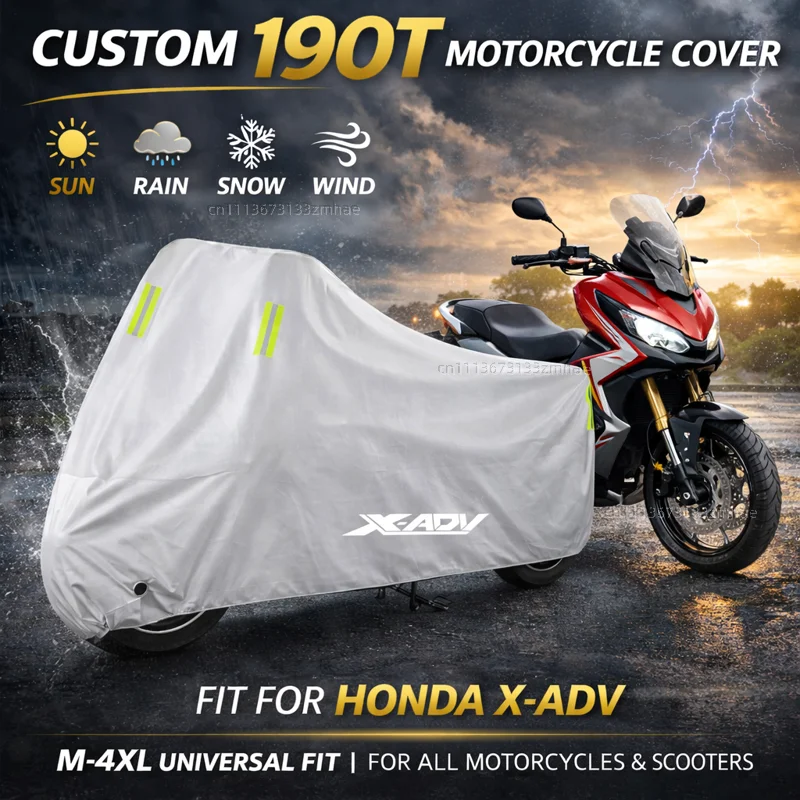 

Чехол для мотоцикла Honda XADV750 XADV150 X-ADV X Adv 750 150 2014-2020, водонепроницаемый, защитный от ультрафиолета, всепогодный чехол