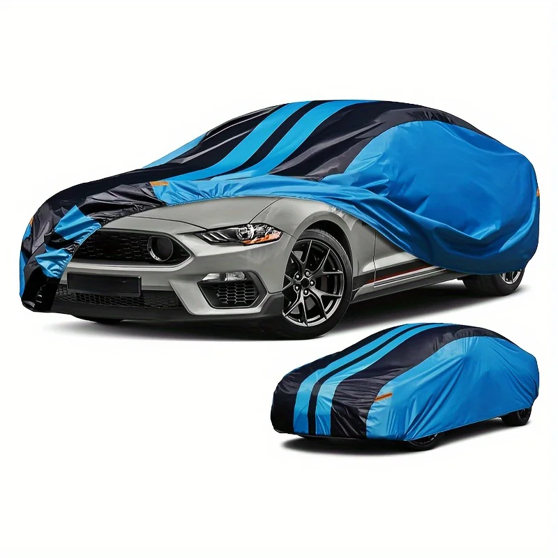 Car Cover Waterproof, Full Exterior Cover for Automobiles Lightweight Resistant Outdoor Sun UV Rain Dust Snow Wind Protection.