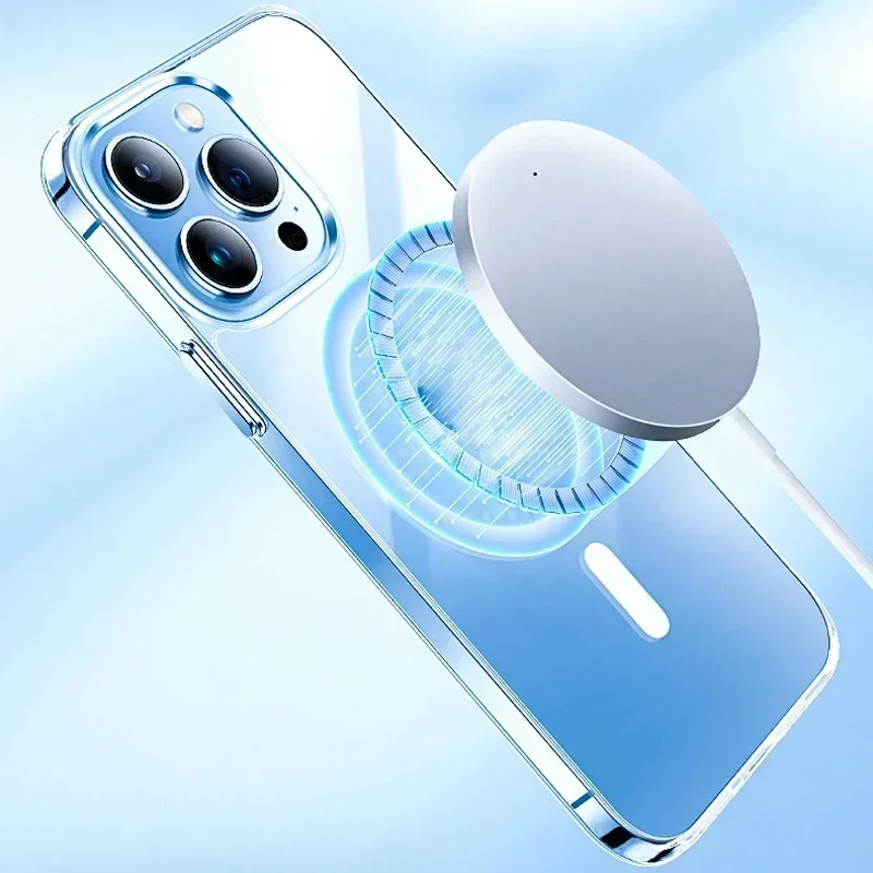 Capas For Motorola Moto S50 Edge 50 Neo Clear Anti-Drop Acrylic Cover With Magnetic Sticker image 5