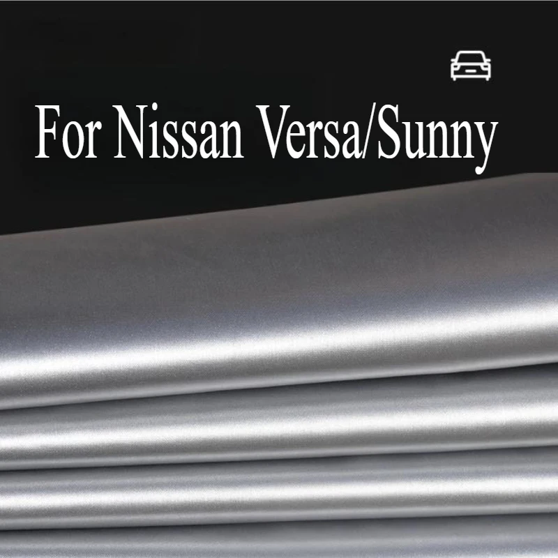 Car Cover For Sun Protection Rainproof Flame For Nissan Versa/Sunny Heavy Duty Retardant Sunshade Dust Proof Anti Freeze