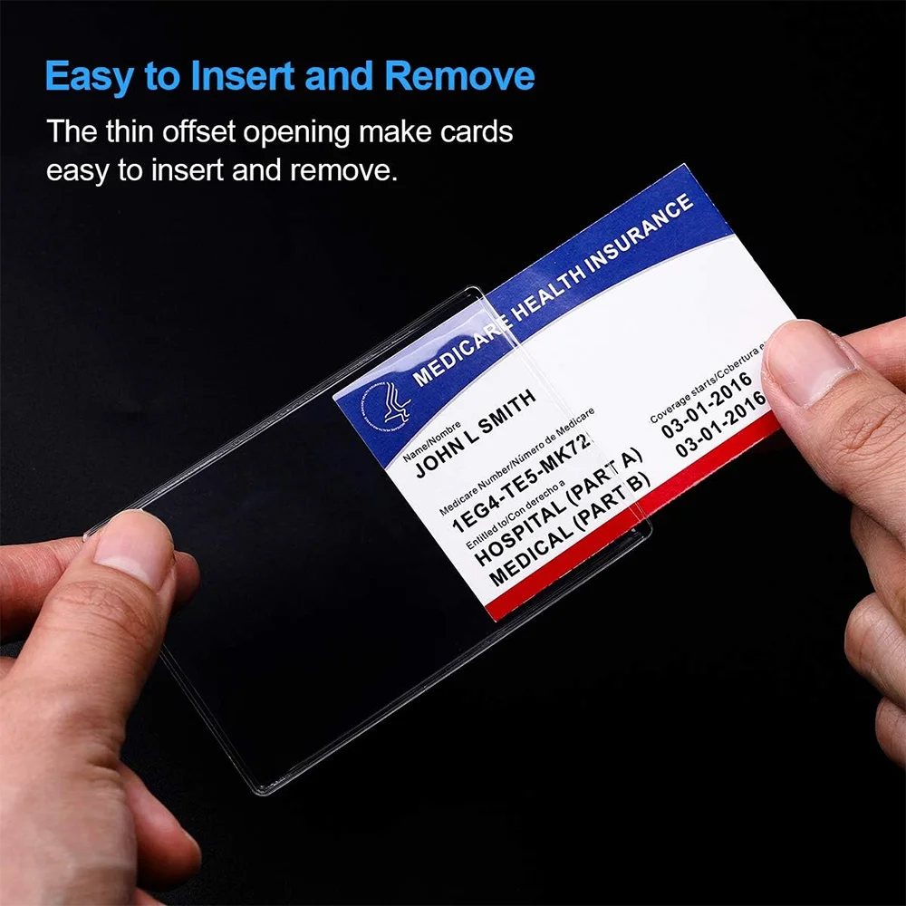 حافظة حماية لحامل بطاقات Medicare المقاومة للماء - حافظة بطاقات الائتمان وبطاقة الأمان الاجتماعي #4