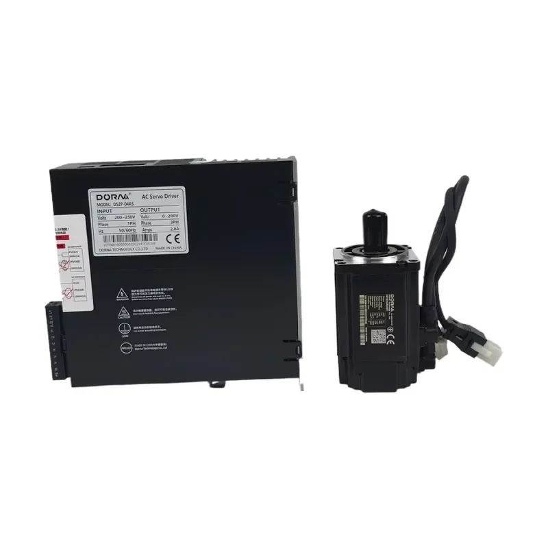 2026 HOT Precision Control 60mm Flange AC Servo Motor and Driver Kit 1.27N.m 220v 50hz 3000rpm 400w for CNC Machinery
