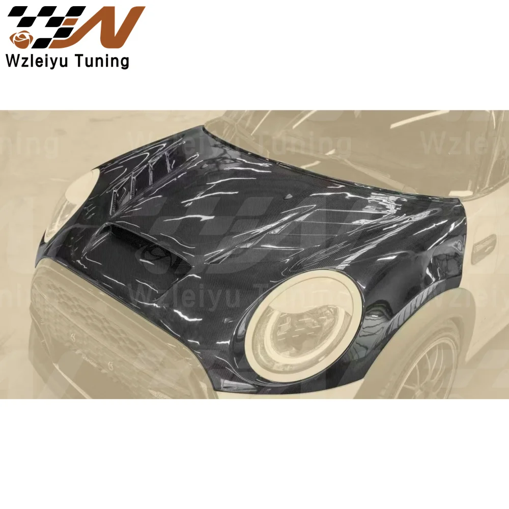 New Style Carbon Fiber Front Hood Bonnet Fit For Mini F56 LCI 18-23 High Quality Fitment