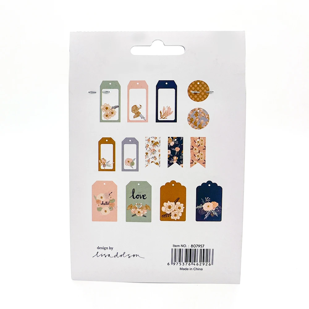 Creative Path Decorative Scrapbooking Gift Tags 14pcs New Beginning Cardboard Paper Tags For Journaling Crafting DIY Card Making