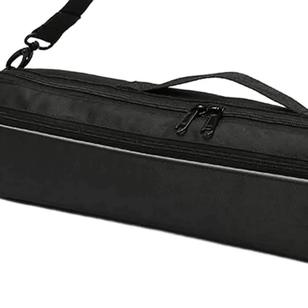 Handheld Flute Storage Bag 16 Hole Oxford Flute Carrying Bag with Shoulder Strap Lightweight Flute Bag Instruments Parts