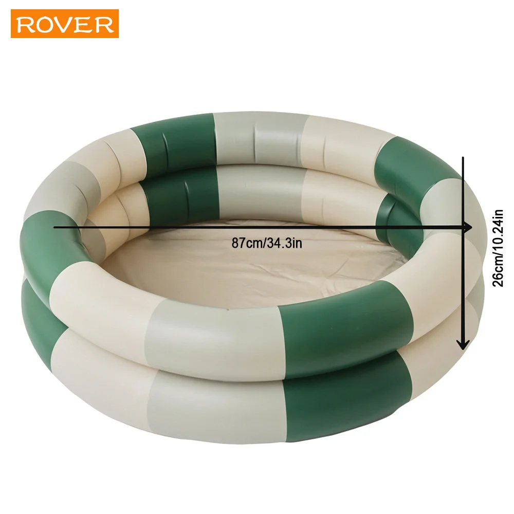 Baby Inflatable Swimming Pool, Outdoor Paddling Pool, Infant Pool, Children\'s Room Bath Ring, 87cm