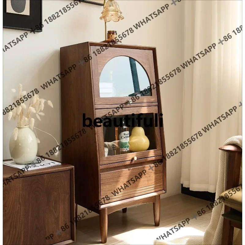 

X Solid wood home living room bedroom storage, TV side cabinet