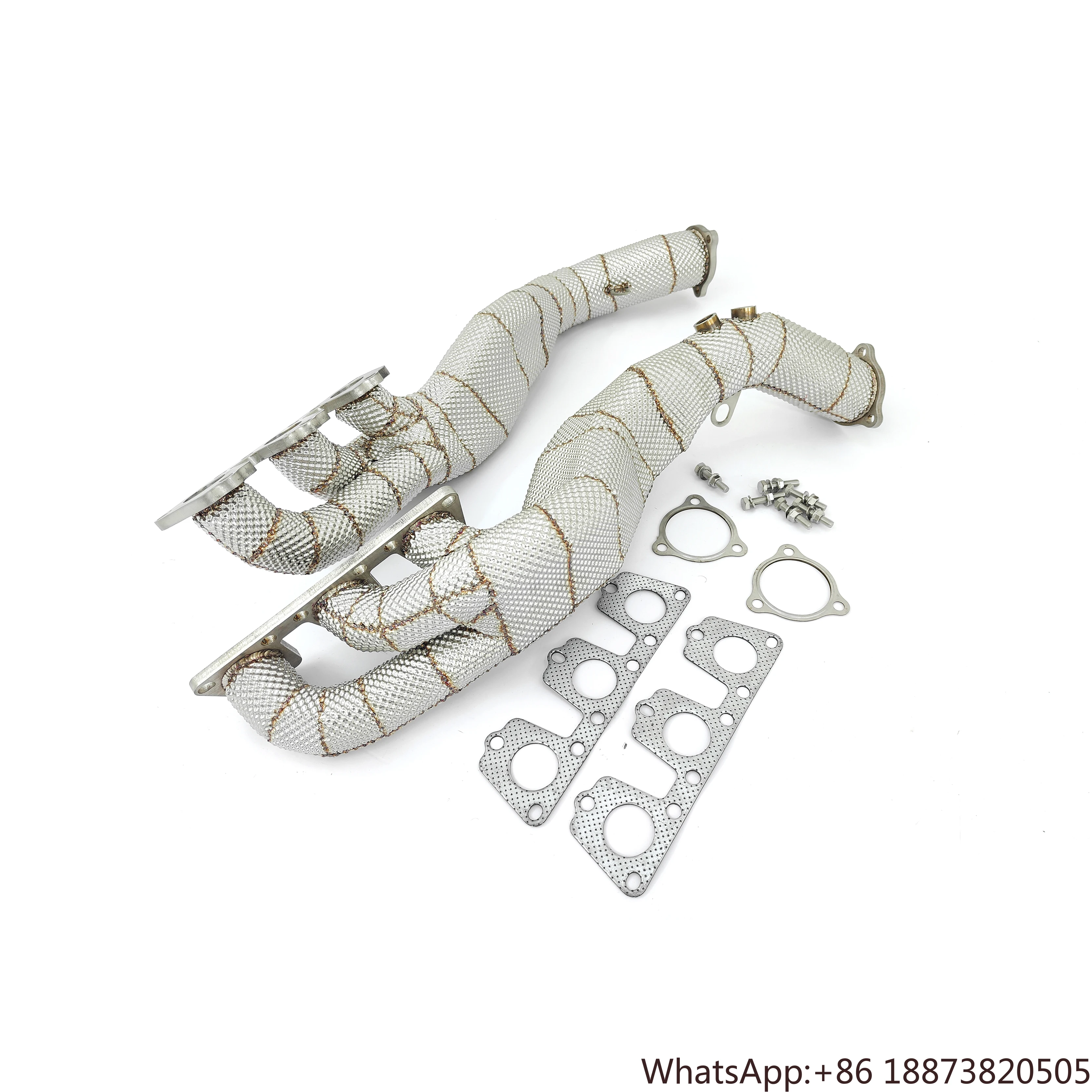 

Best Quality Headers for Audi S4 S5 S6 S7 3.0T C7 B8 2009-2016 Manifolds Double Heat Wrap With Quartz Wool