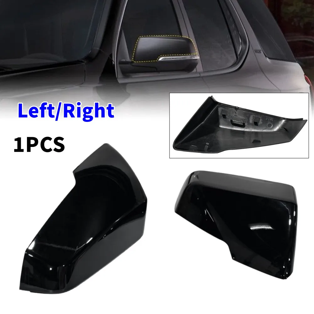 For Chevrolet Traverse 2018-2024 1X Car Replacement Rearview Side Mirror Cover Wing Cap Exterior Door Rear View Shell Trim