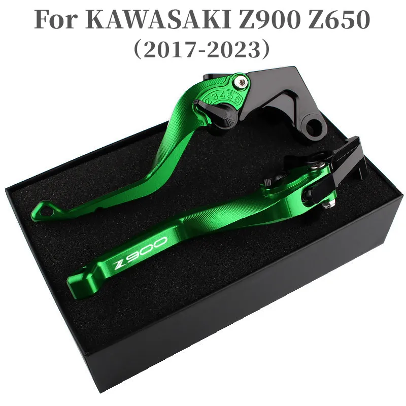 

For KAWASAKI Z900 Z650 2017-2023 New Style CNC Ajustable Short Brake Clutch Levers Handles brakes Motorcycle Accessories