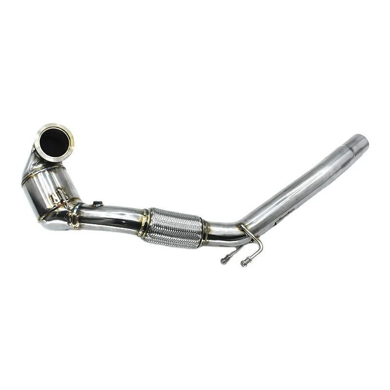 Head Section High flow Pipes Exhaust Pipes branch downpipe Exhaust Pipe with catalyst  For VW GOLF VIII/8 2020-2023