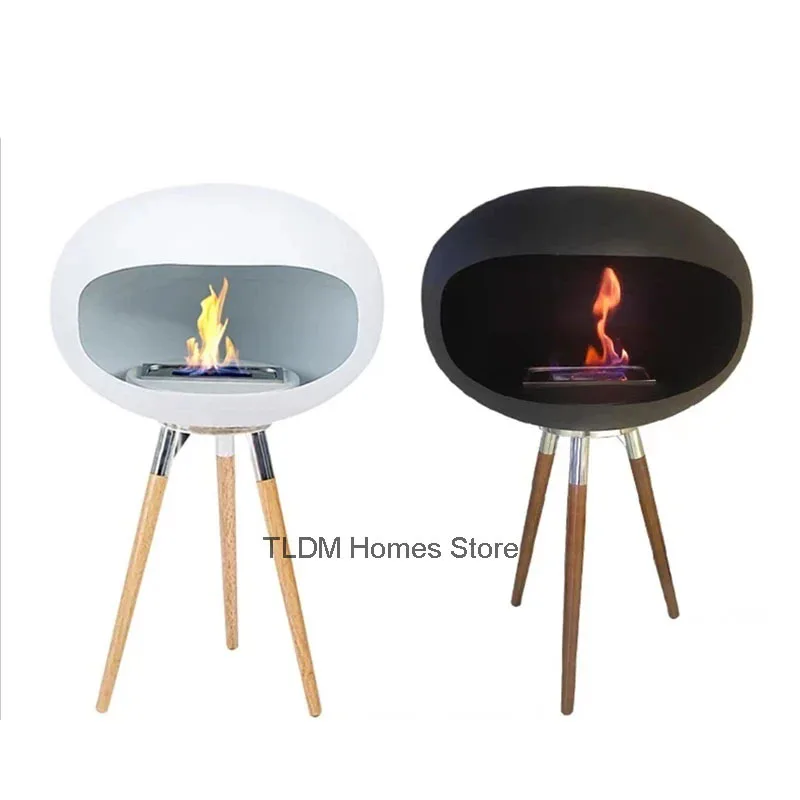 European Style Floor-standing Fireplaces Villa Homestay Decoration Home Living Room Fireplace Heater Modern Designer Ornaments