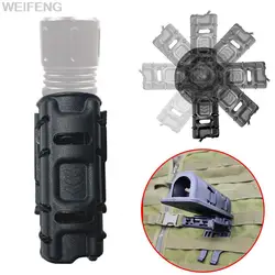 Tactical Flashlight Pouch Torch Holder Holster Quick Release Molle Belt Clip Hunting Survival Flashlight Pouch