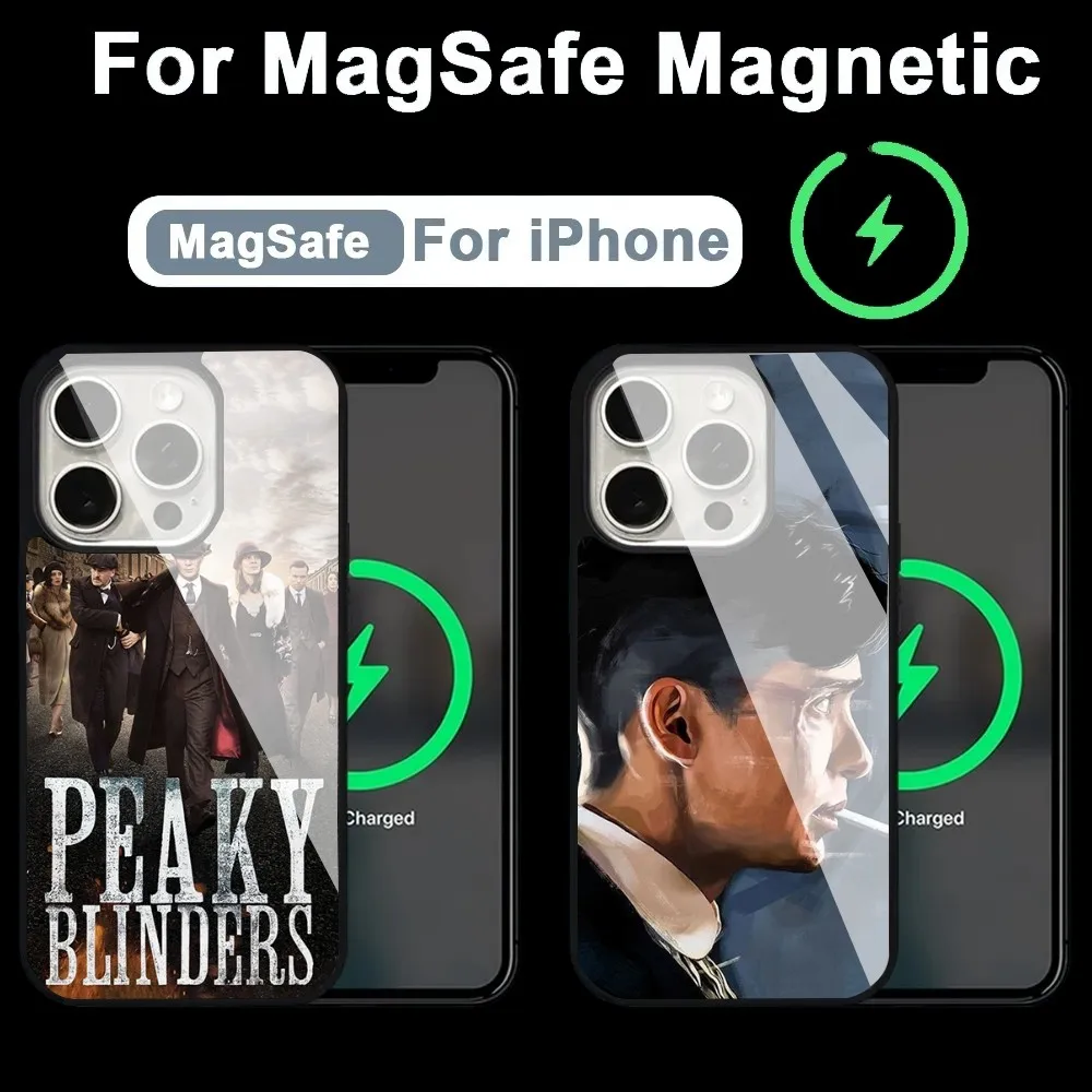 Peaky Blinders Thomas Shelby TPU Soft Phone Case Alex Mirror For Magsafe Wireless Charging Caver For IPhone 13 14 15 Pro Max 11