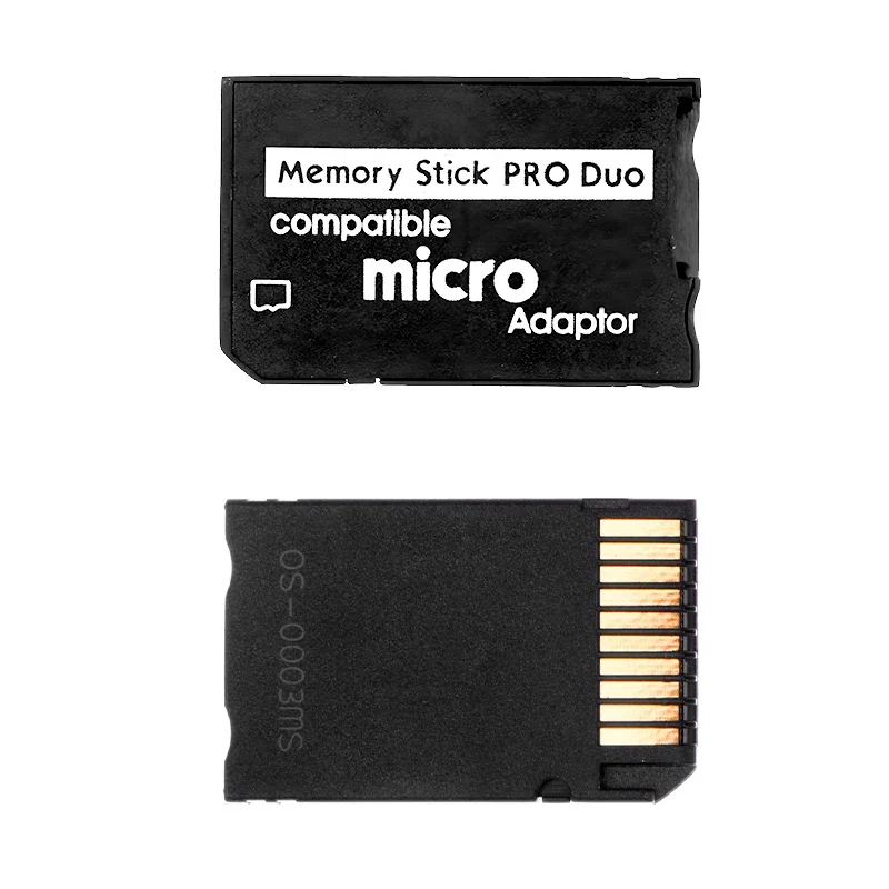 DATA FROG Micro SD TF to MS Pro Duo Adapter Converter for PSP 1000 2000 3000 Go Memory Stick Slot Card Reader