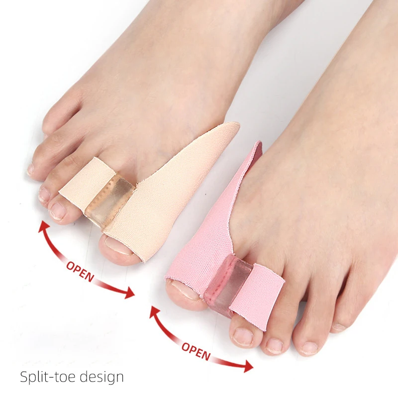 Thumb Valgus Correction SEBS Double Toe Separators Bigfoot Bone Sleeve Overlapping Toe Splitter Shoe Toe Covers Foot Care