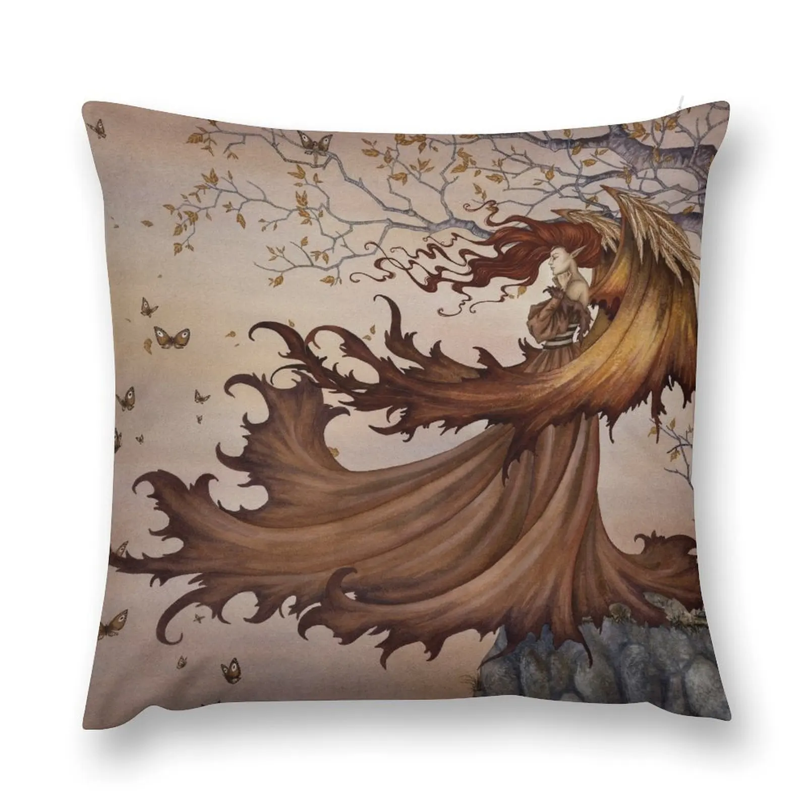 Passage to Autumn Throw Pillow luxury decor ornamental pillows for living room Christmas Cushion For Home pillow